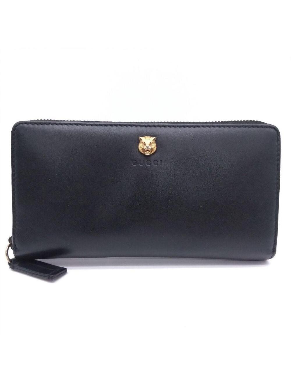 Gucci Animarier Tiger Leather Zip #247650G25B